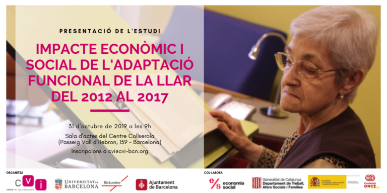 Presentem l’estudi sobre l’adaptació funcional de la llar