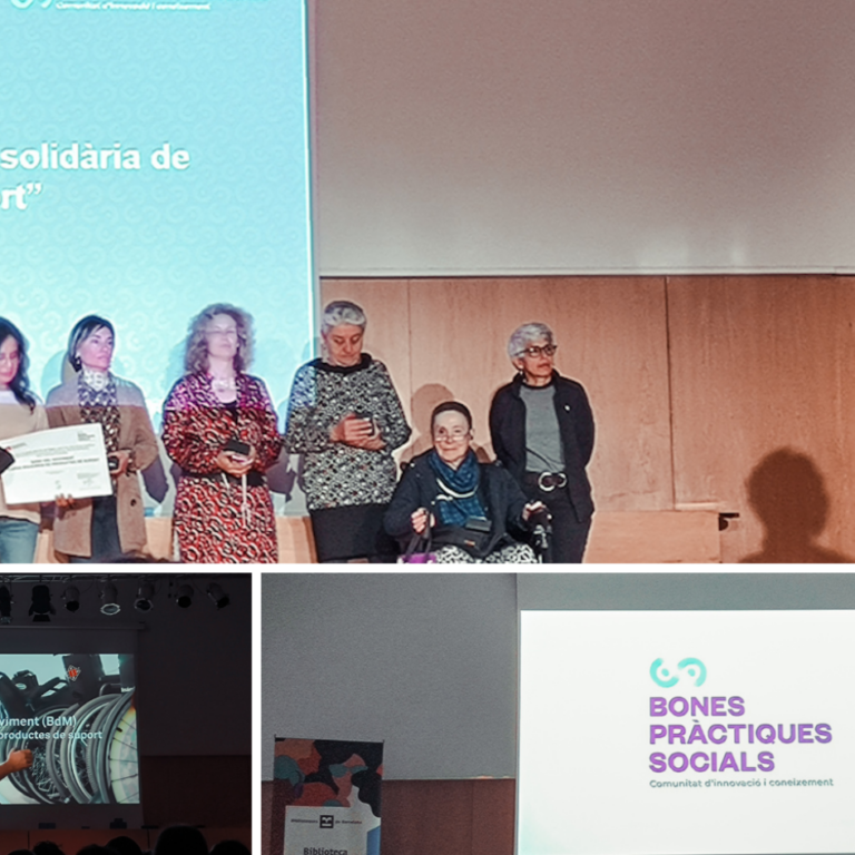 El projecte del Banc del Moviment (BdM) guanya el reconeixement a les                                       “Bones Pràctiques Socials”